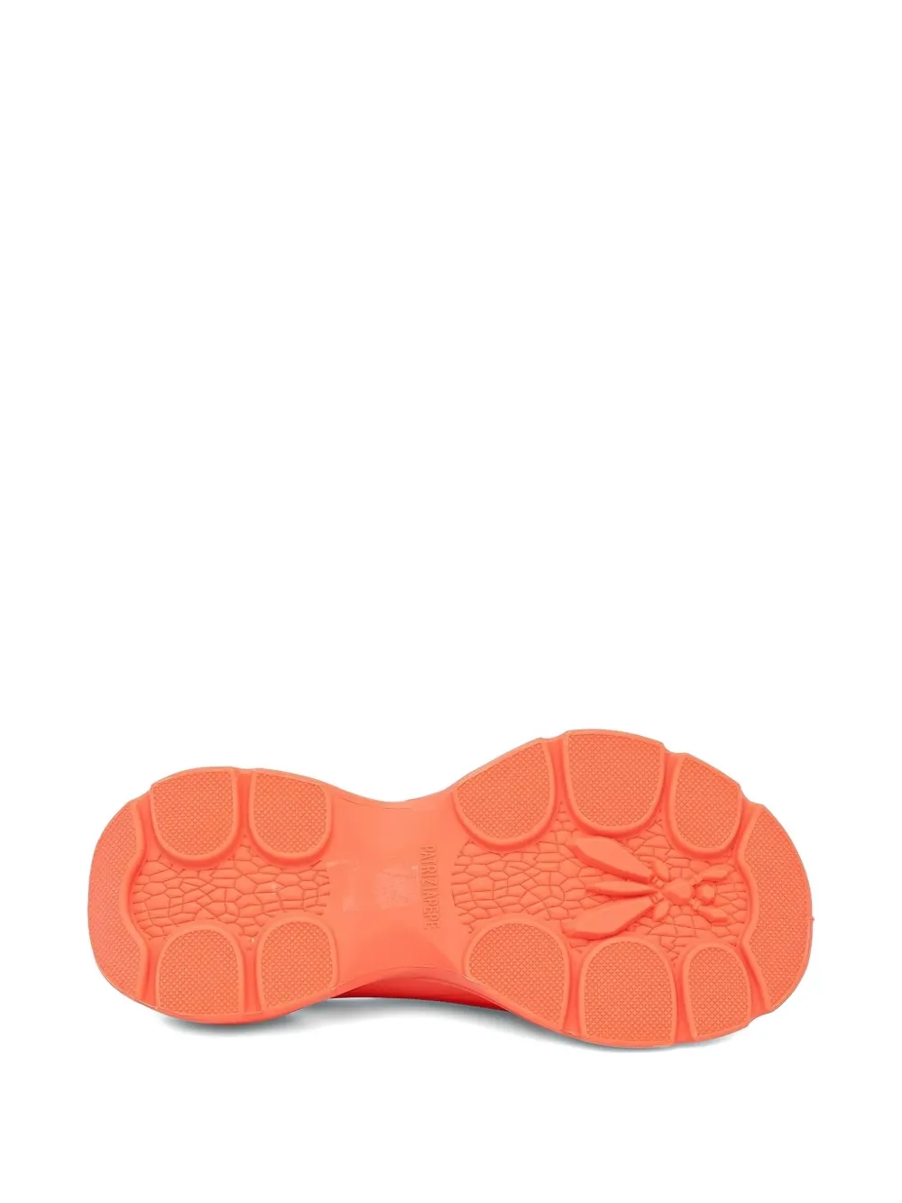 Patrizia Pepe Gummy Pepe lace-up sneakers Orange