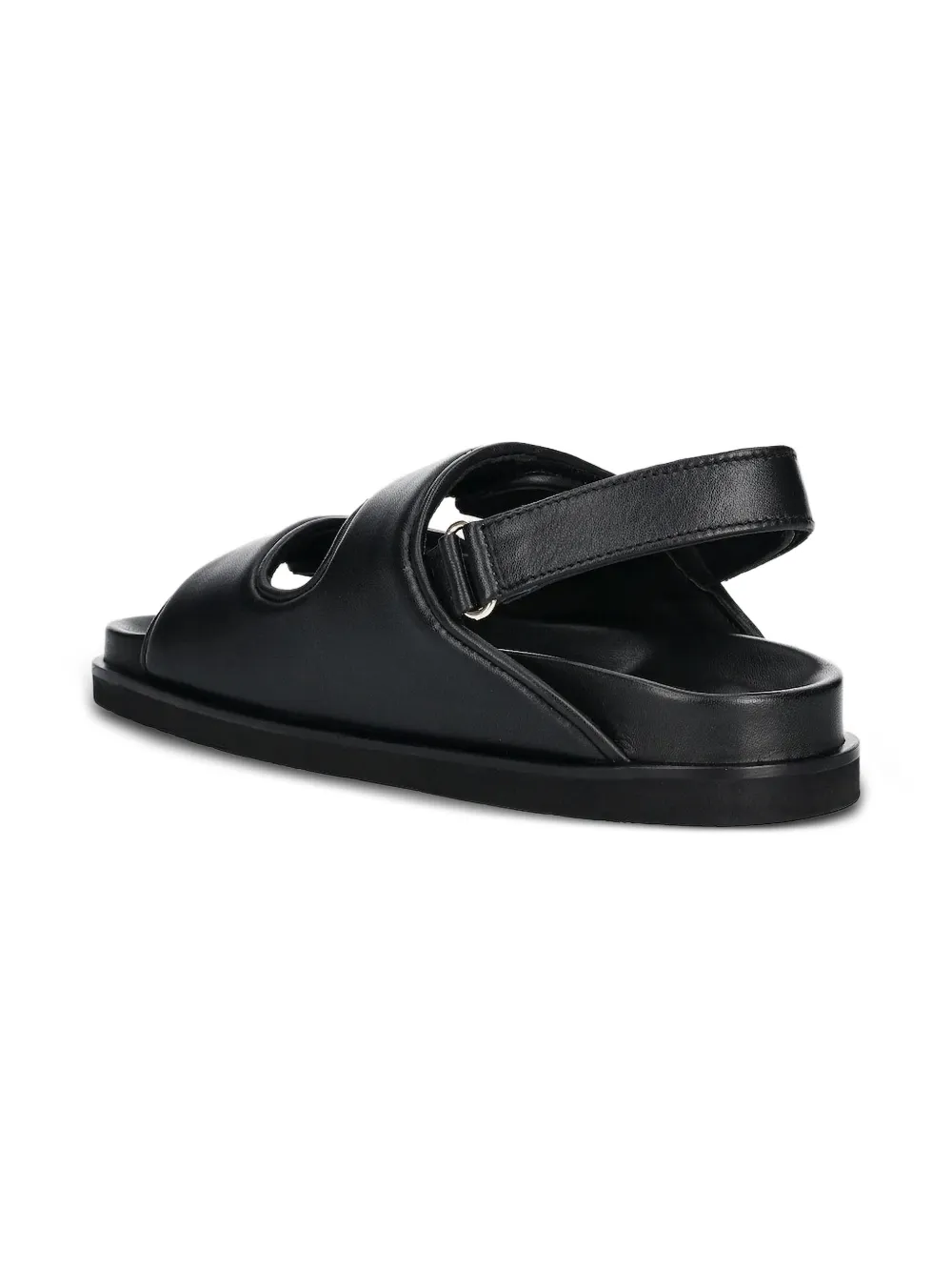 Patrizia Pepe girl double-strap embellished sandals Black