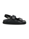 Patrizia Pepe girl double-strap embellished sandals - Black