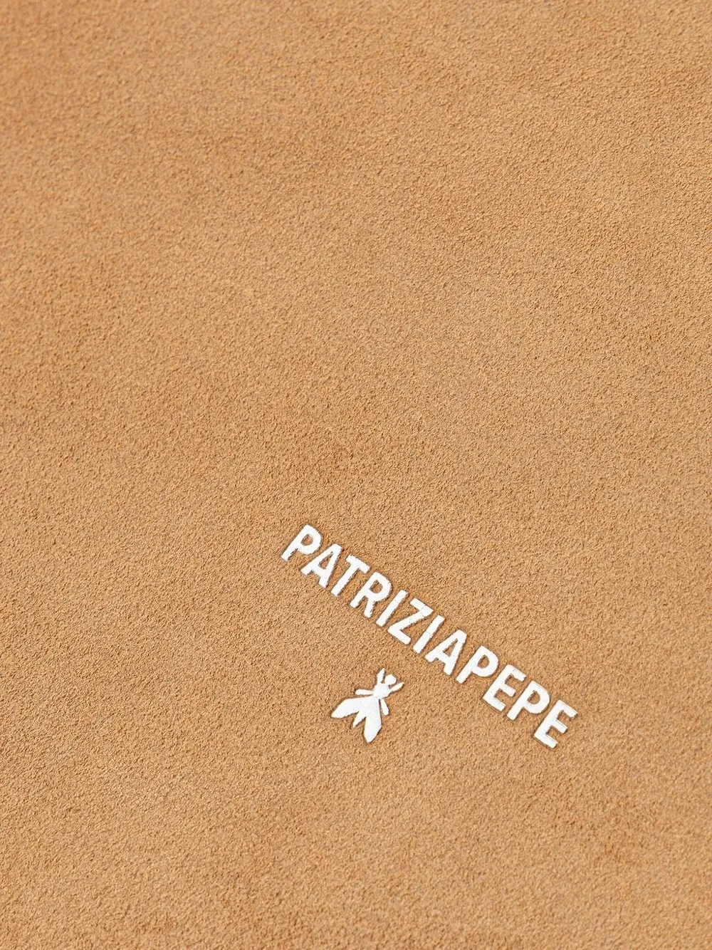 Patrizia Pepe embossed-logo tote bag Bruin