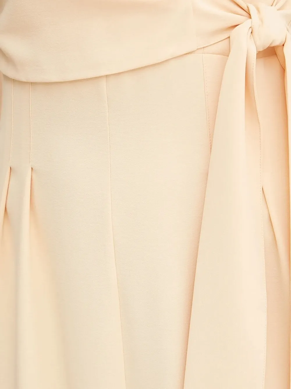Patrizia Pepe Wrap-tie Maxi Dress In Neutral
