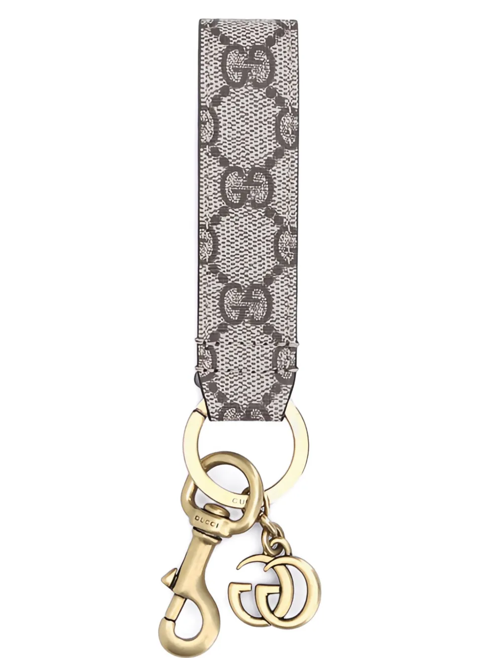 Gucci Ophidia GG monogram keyring | Grey | Image 1