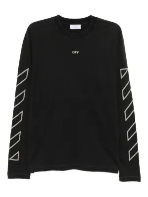 Off-White Pixel Diagonal T-shirt | Black | FARFETCH
