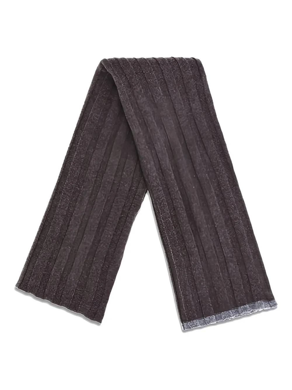 ribbed cashmere scarf