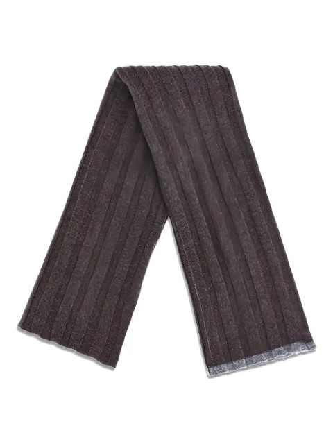Brunello Cucinelli ribbed cashmere scarf