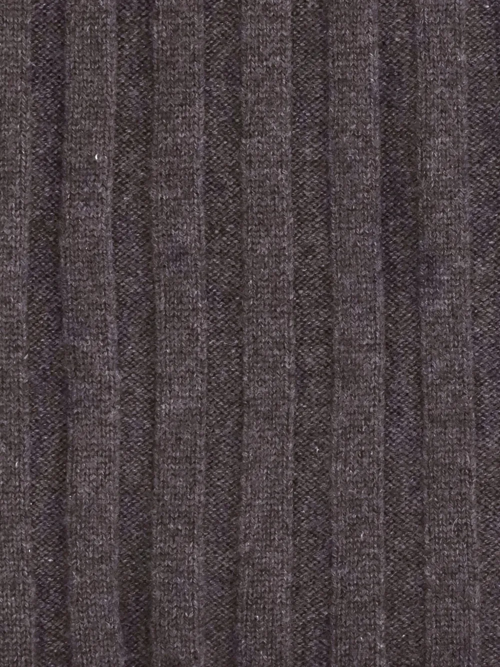Brunello Cucinelli ribbed cashmere scarf - Bruin
