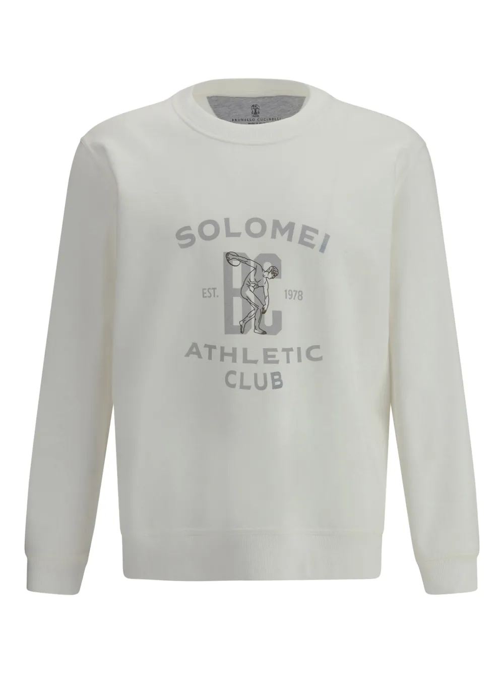 Brunello Cucinelli graphic-print sweatshirt Wit