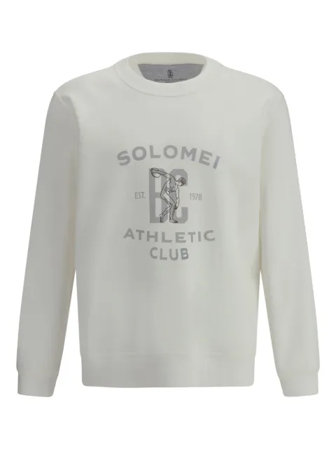Brunello Cucinelli graphic-print sweatshirt