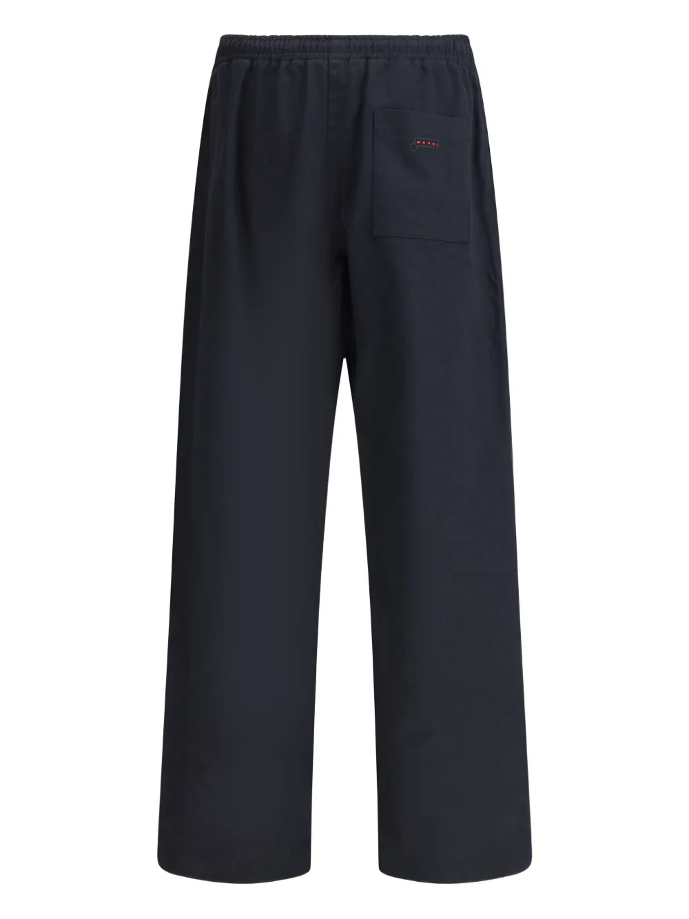 Marni Broek met logopatch - Zwart