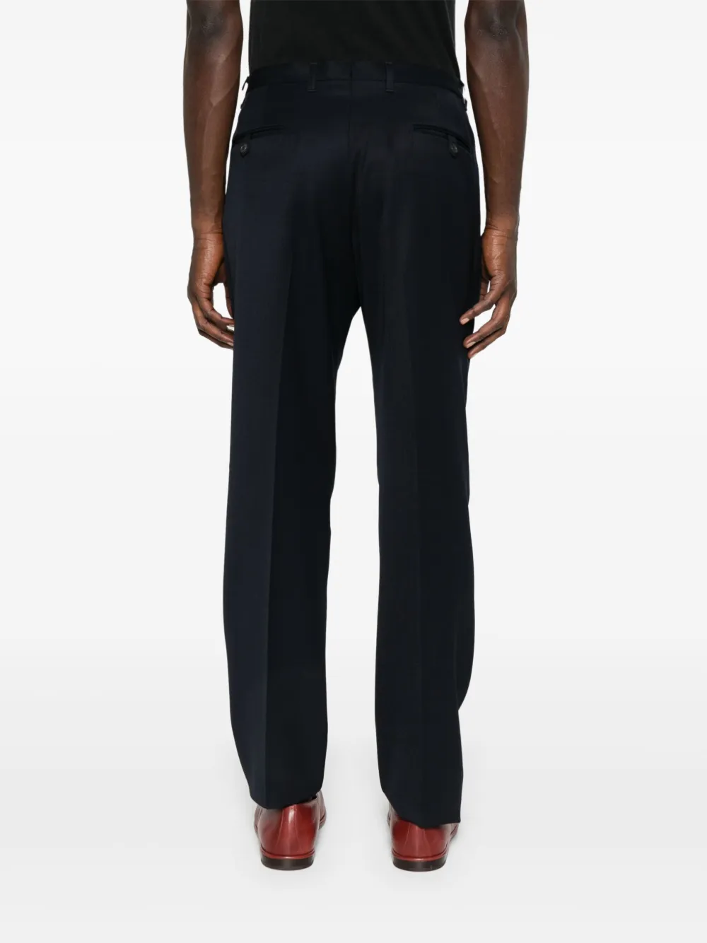 Prada Broek met logo Blauw