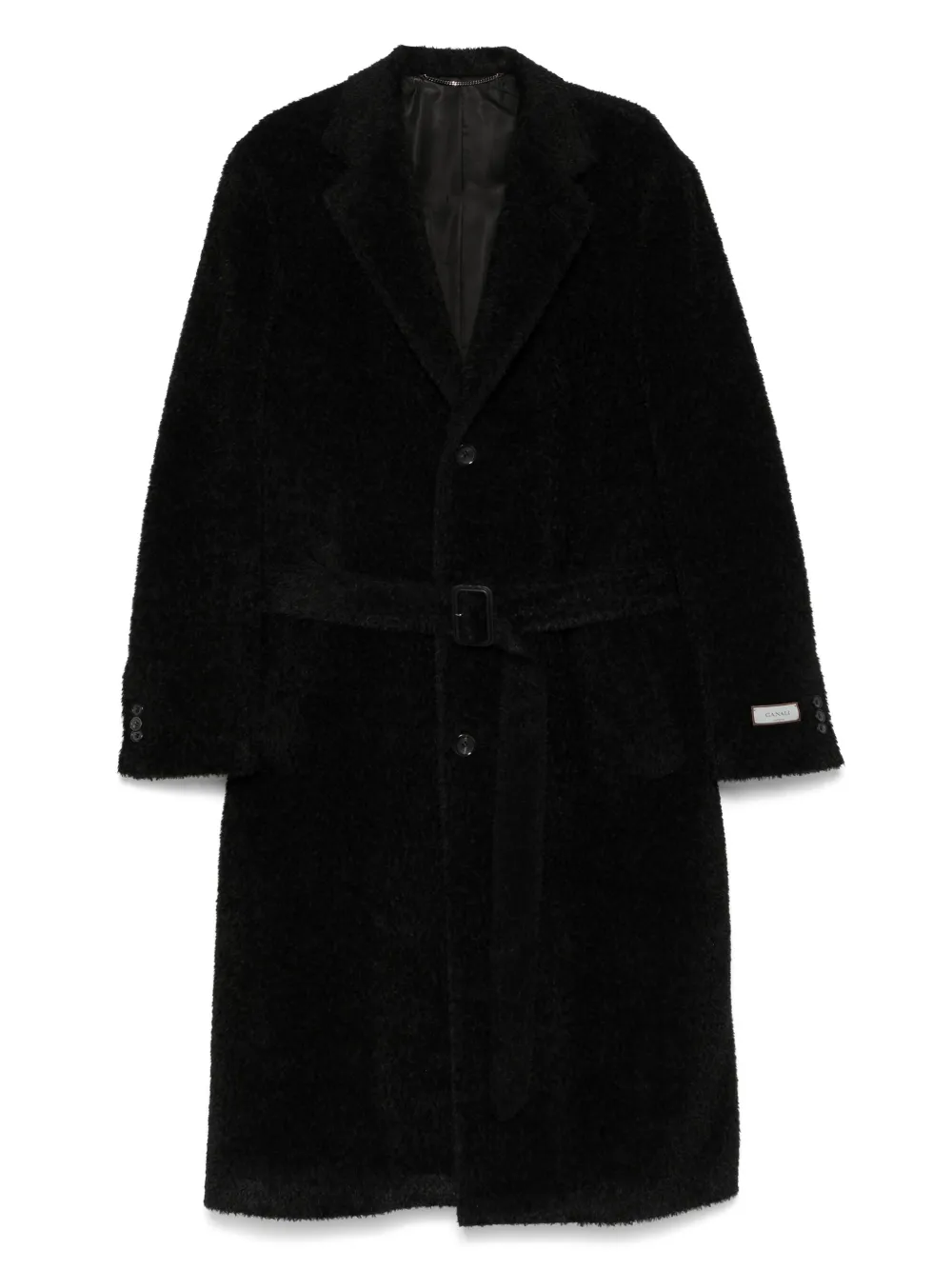 Canali single-breasted coat Zwart