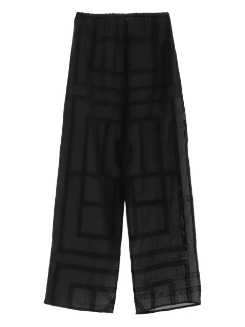 TOTEME pants con motivo geométrico