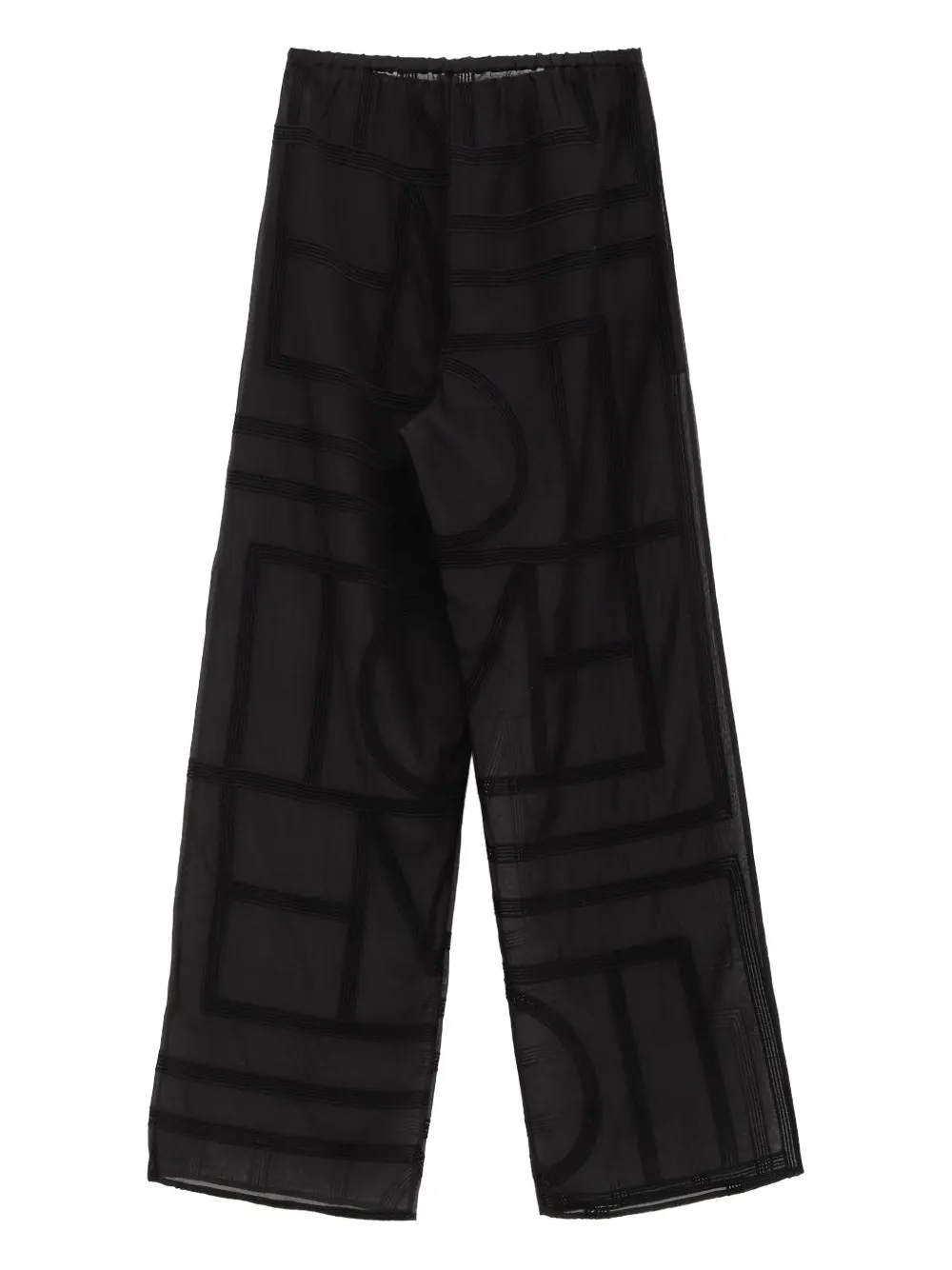 TOTEME geometric-pattern pants | Straight-Leg Pants | Image 2