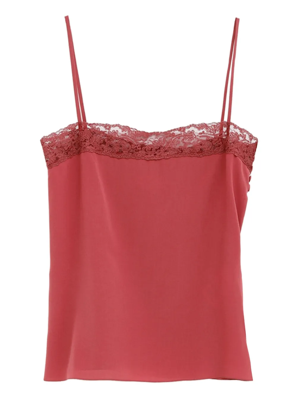 Chloé Hemd met afwerking van kant Roze