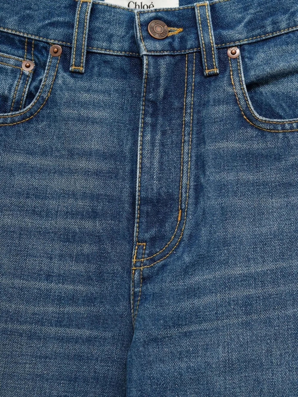 Chloé Jeans met wijde pijpen Blauw