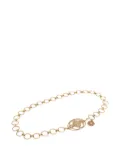 Chloé logo-engraved belt - Gold