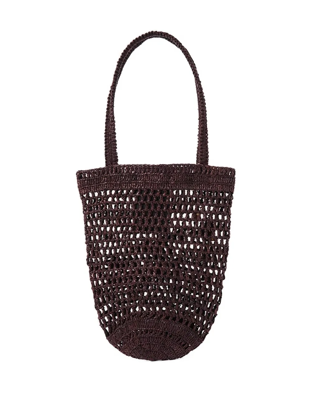 Chloé Petit Sac Cabas Summer Banana En Raphia Femme Brun Taille Onesize 100% Raphia