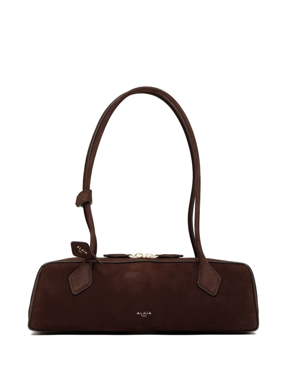 Alaïa medium Le Teckel suede shoulder bag | Brown | Image 1