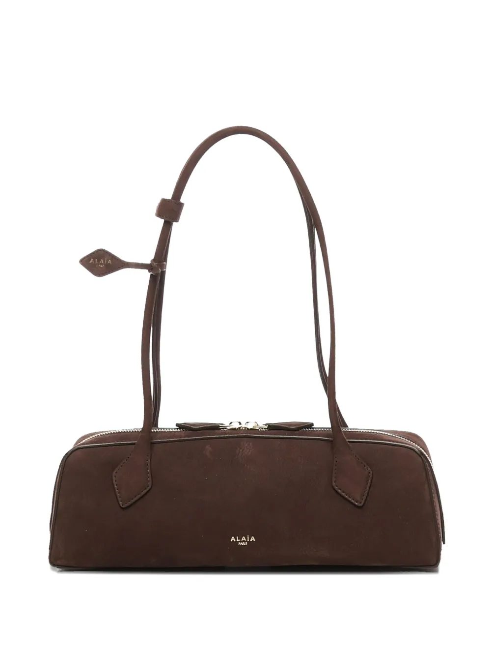 Alaïa medium Le Teckel suede shoulder bag | Brown | Image 1