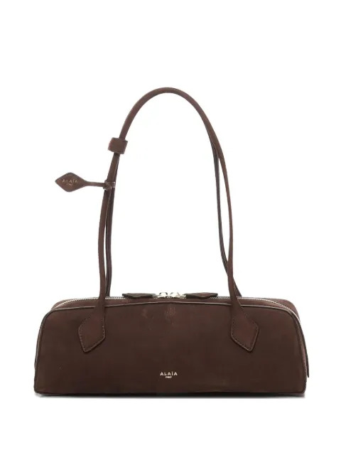 Alaïa medium Le Teckel suede shoulder bag