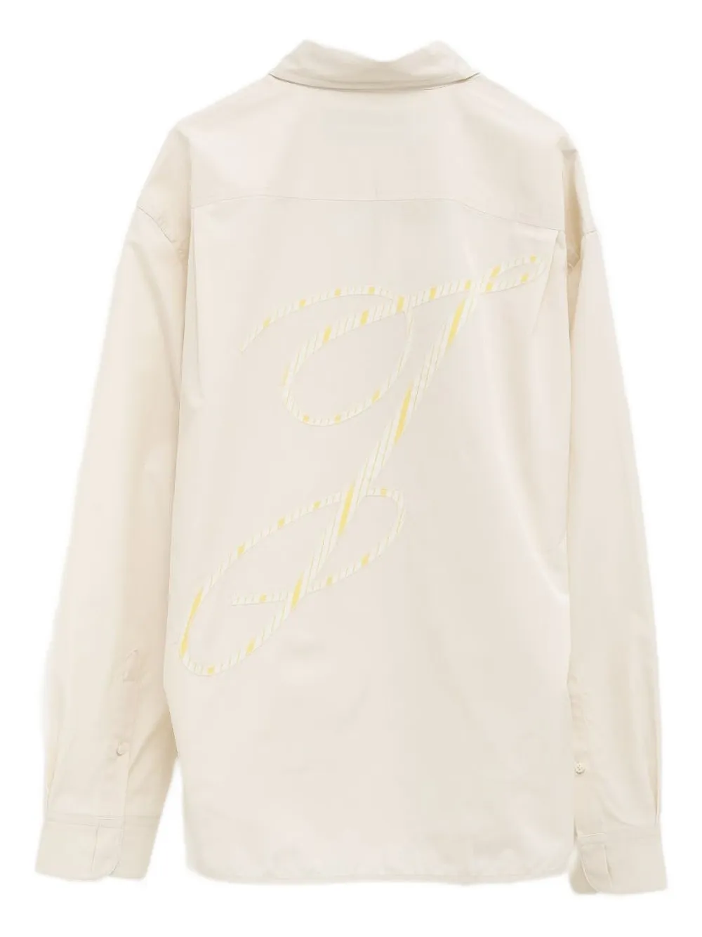 Jacquemus T-shirt met kenmerkend borduurwerk Beige