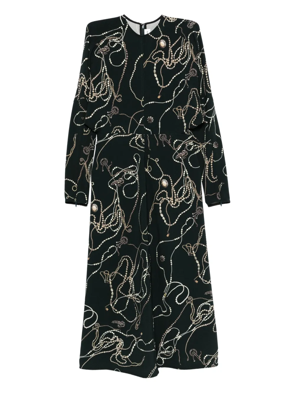 Victoria Beckham long-sleeve dress Zwart