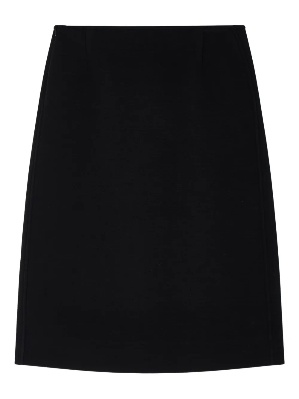 Jil Sander Straight rok met zak - Zwart