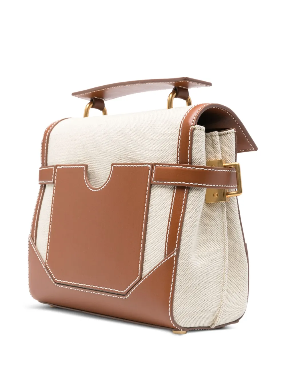 Balmain Satchel-Tasche mit Logo-Schild | Umhängetaschen & Satchels | Image 3