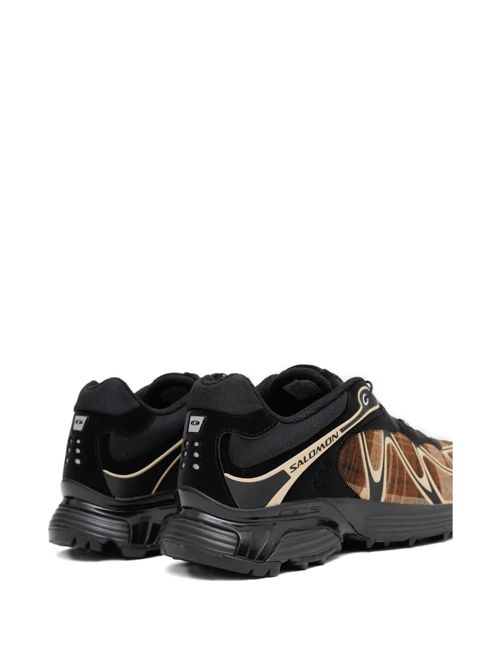 Salomon Sneakers met geruit vlak Zwart