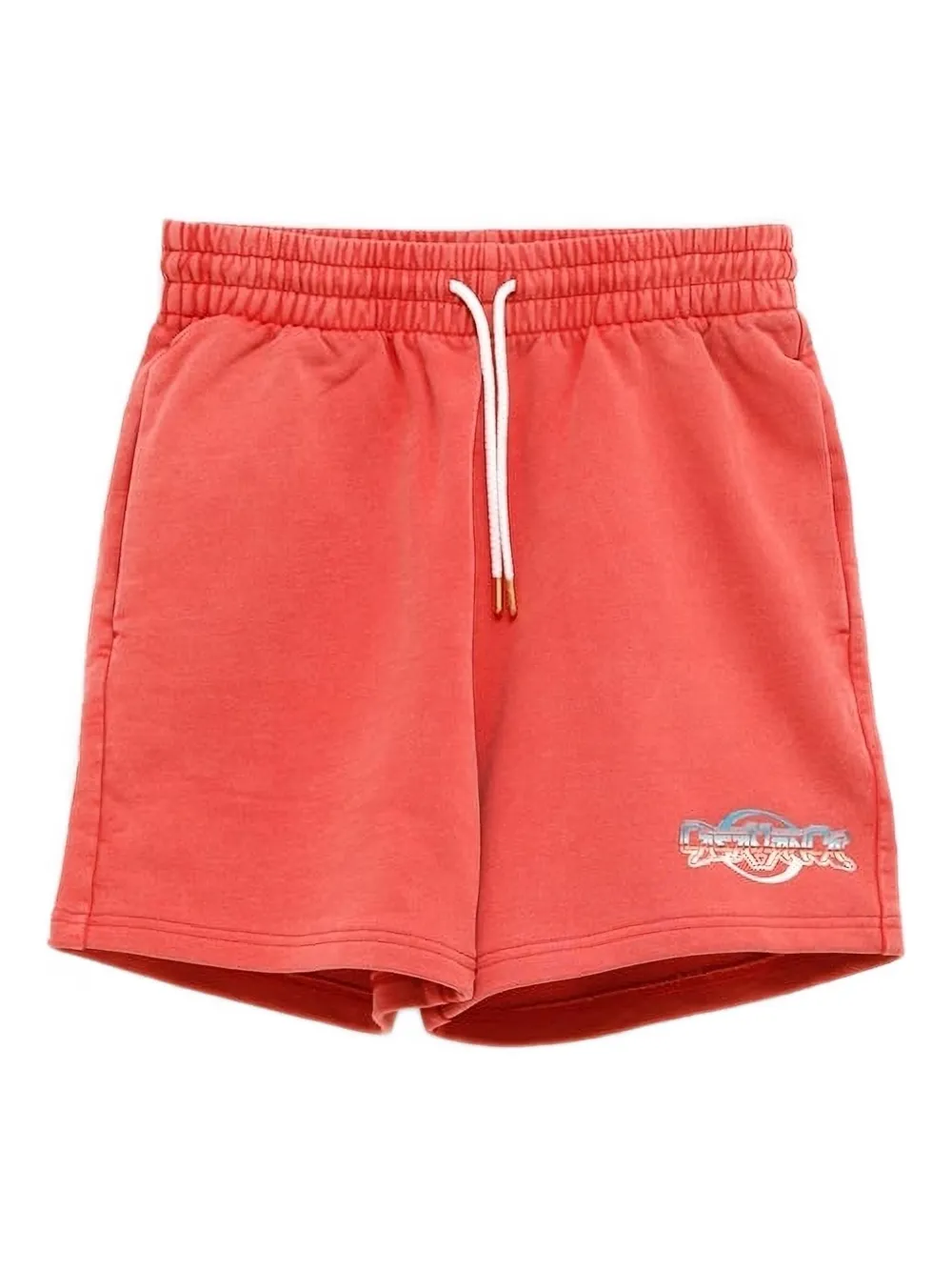 Casablanca Elasticized-waistband Logo-print Shorts In Orange