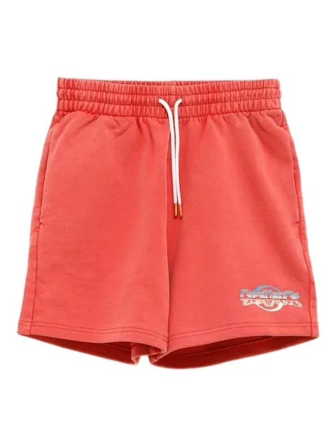 Casablanca elasticized-waistband logo-print shorts