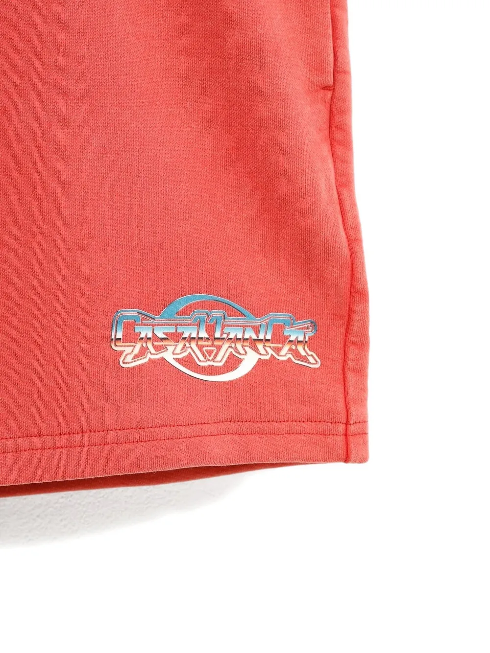 Casablanca Elasticized-waistband Logo-print Shorts In Orange