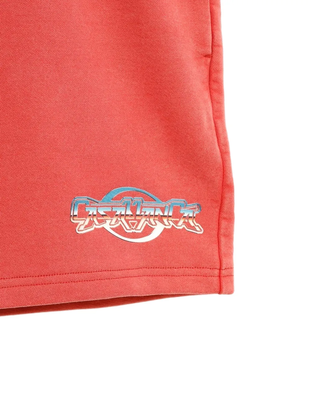 Casablanca Shorts met elastische tailleband en logoprint Rood