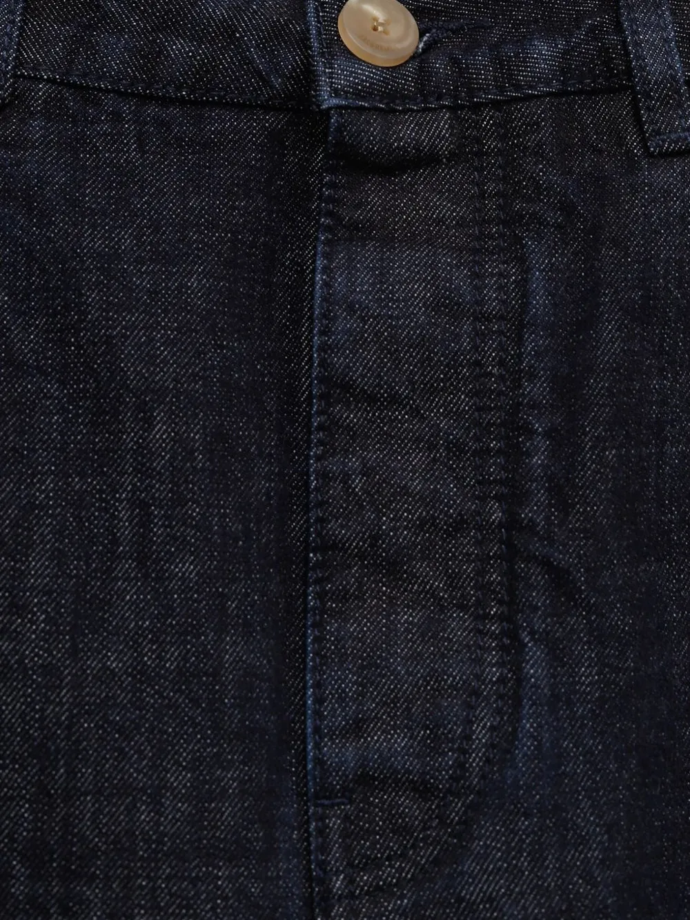 Jacquemus Le De-Nimes jeans met knoopsluiting en vlakken Blauw