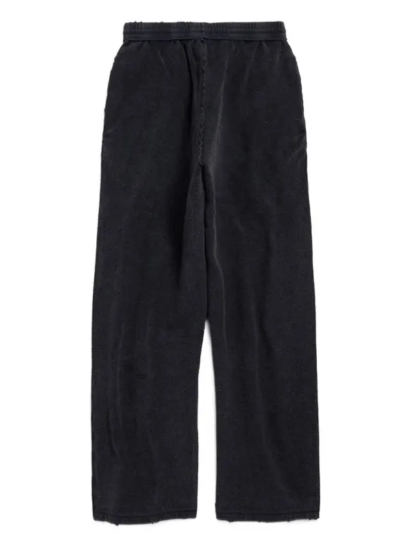 Balenciaga towel-textured Trousers | Black | FARFETCH
