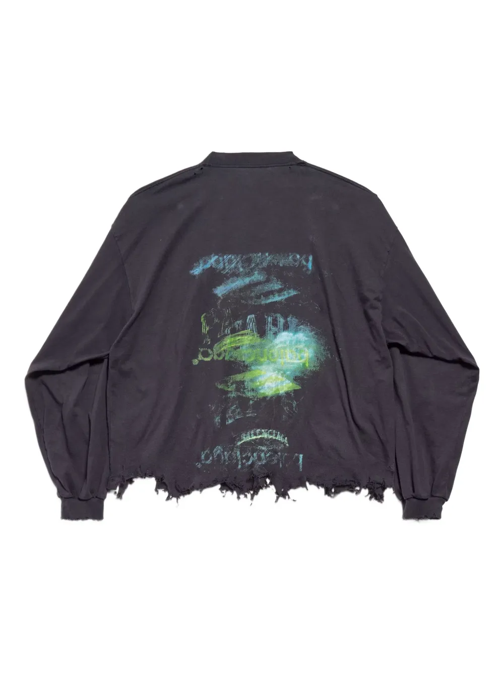 Balenciaga T-shirt met grafische print Zwart