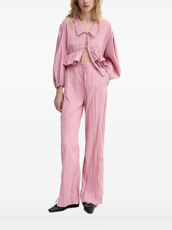 Stine Goya ラッフル ブラウス | ピンク | FARFETCH JP Stine Goya ラッフル ブラウス | ピンク | FARFETCH JP