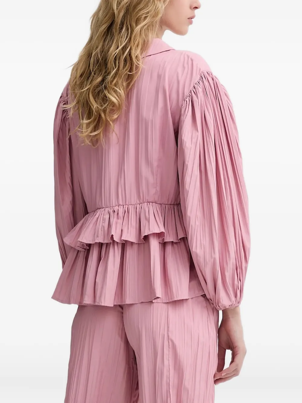 Stine Goya Shirt met ruches Roze