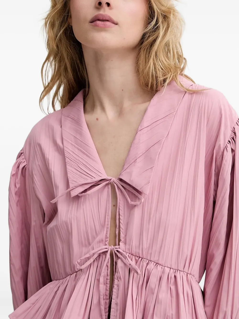 Stine Goya Shirt met ruches Roze