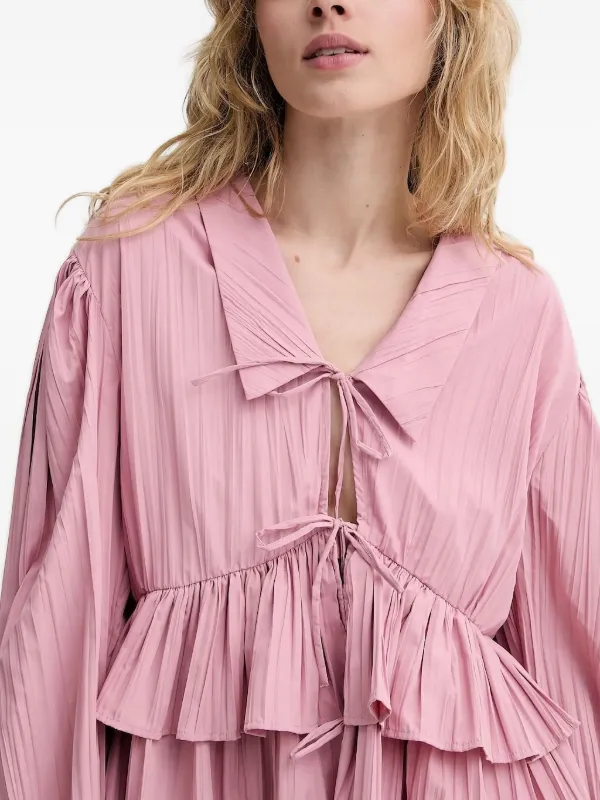 Stine Goya ラッフル ブラウス | ピンク | FARFETCH JP Stine Goya ラッフル ブラウス | ピンク | FARFETCH JP