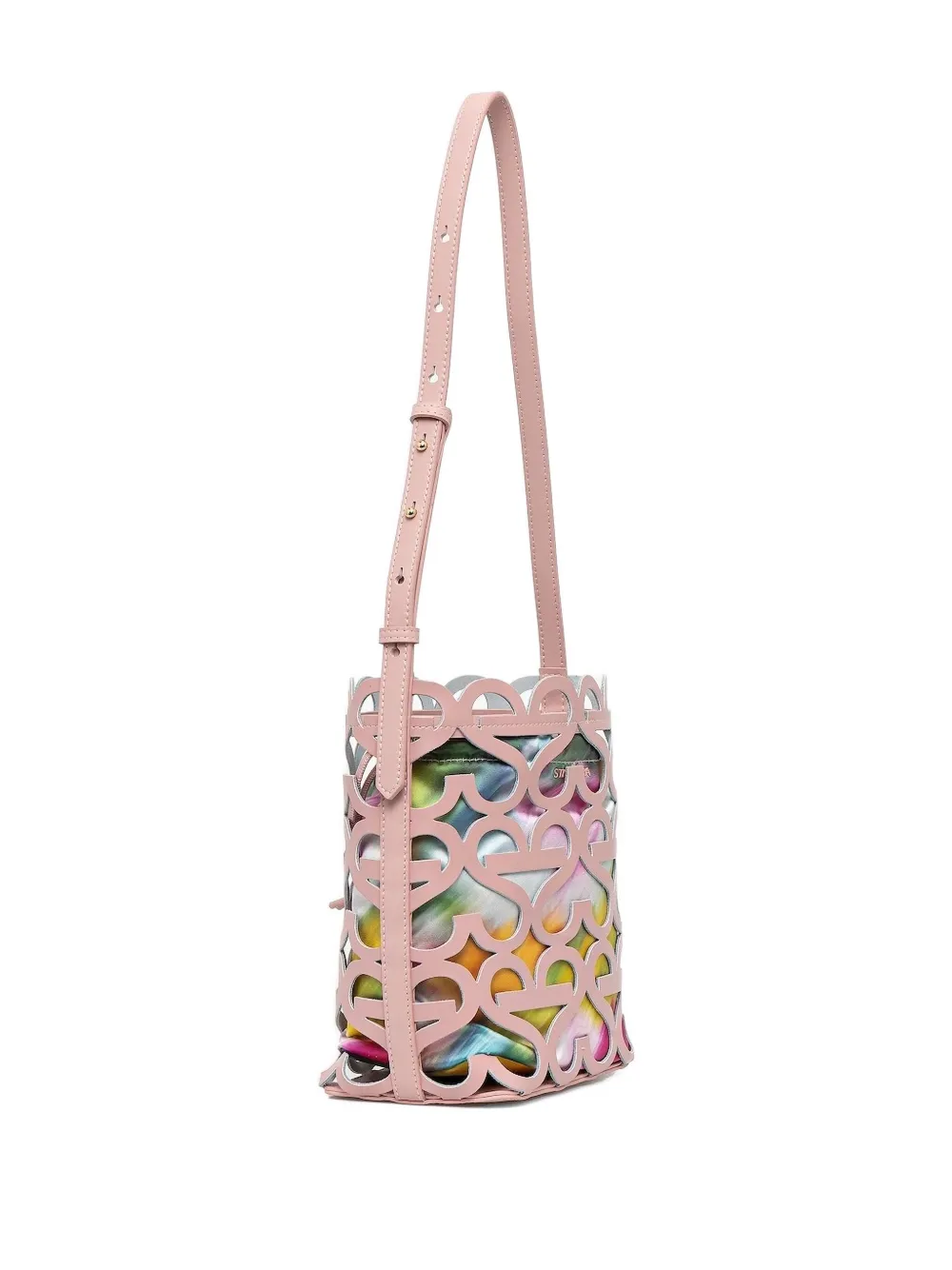 Stine Goya cut-out bucket bag Roze