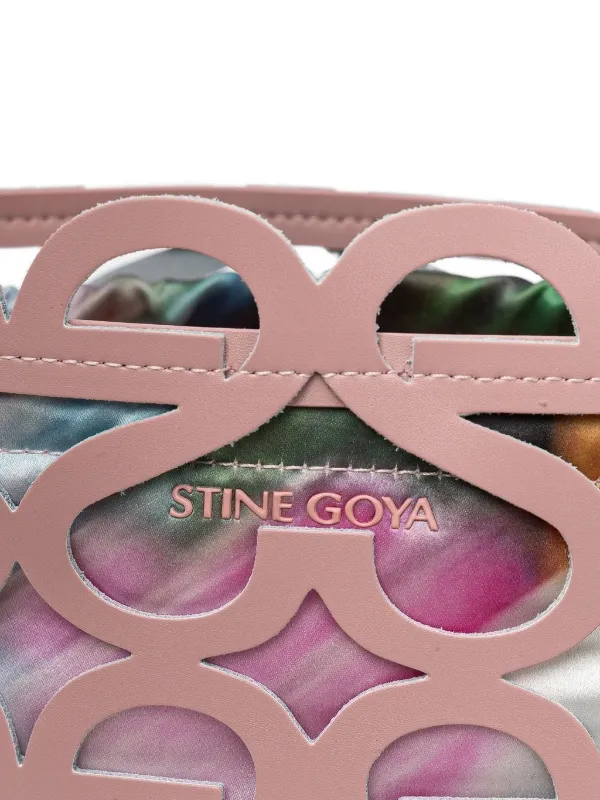Stine Goya cut-out Bucket Bag | Pink | FARFETCH