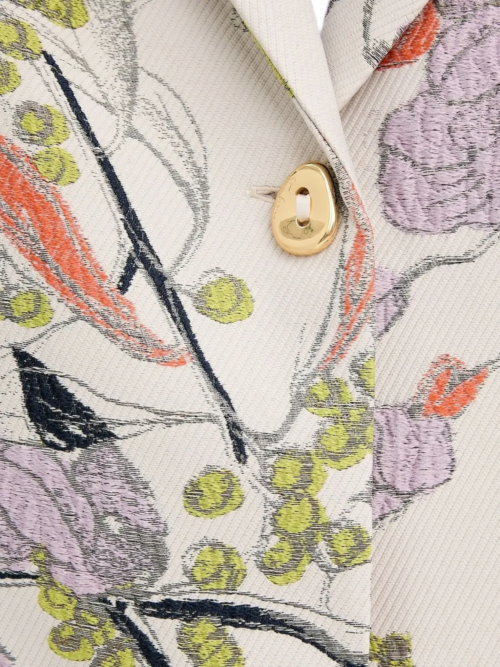 Stine Goya Blazer met bloemen Beige