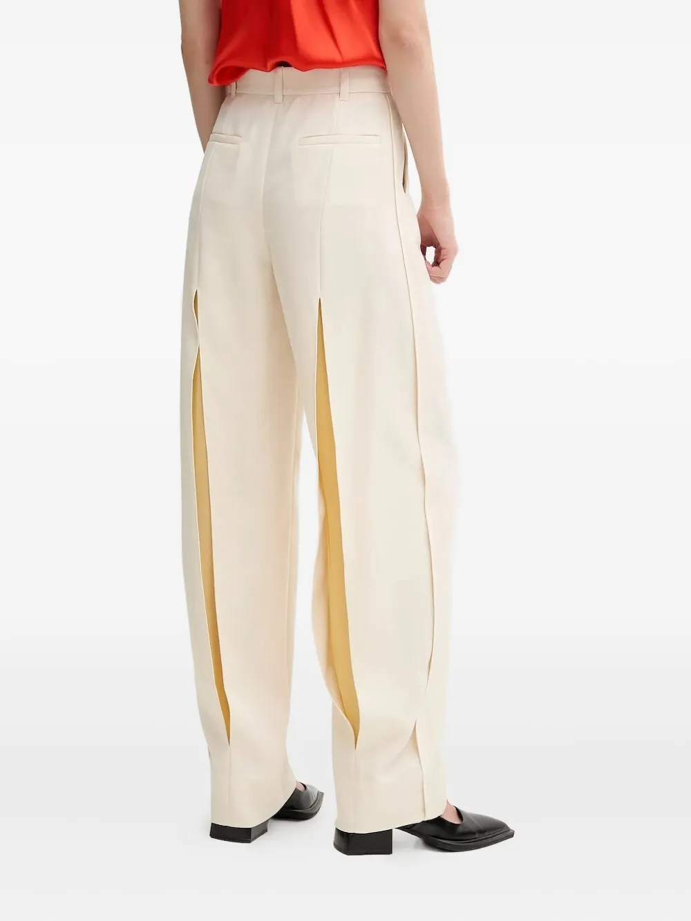Stine Goya Broek met split Beige