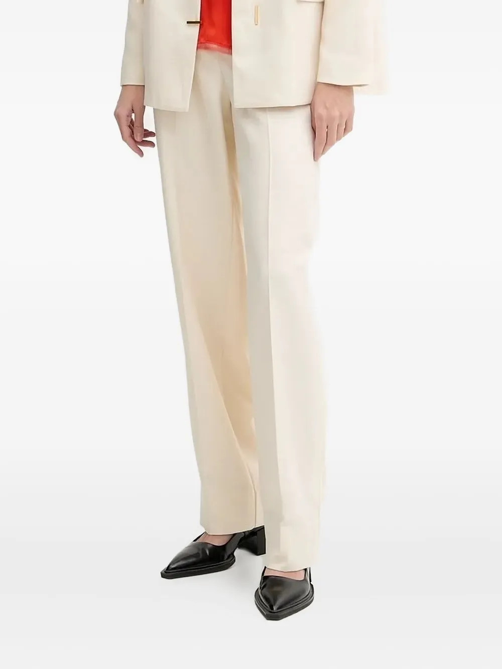 Stine Goya back-split trousers Beige