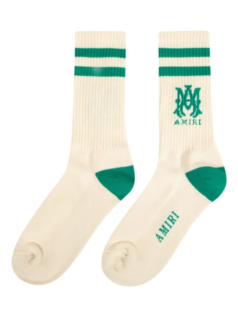 AMIRI logo-jacquard socks