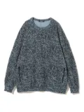 Undercover textured sweater - Blue