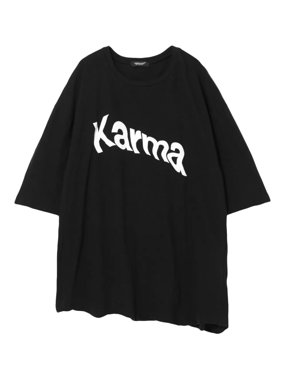 Undercover text-print T-shirt - ブラック Undercover text-print T-shirt - ブラック