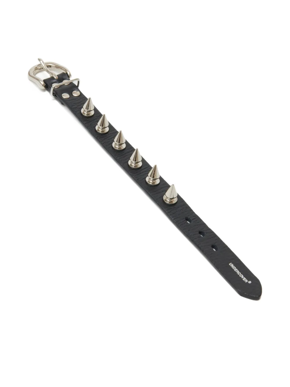 アクセサリー undercover chaos&balance LeatherBracelet Undercover - SPIKED LEATHER BRACELET | HBX - Globally