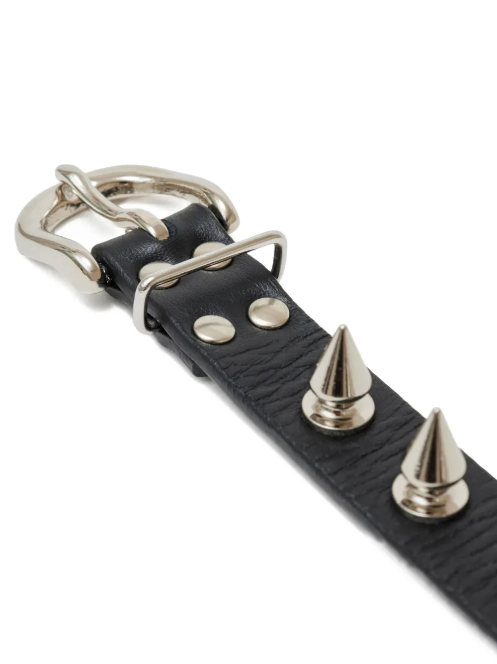 アクセサリー undercover chaos&balance LeatherBracelet Undercover spike-embellished Leather Bracelet | Black | FARFETCH